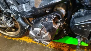 Kawasaki Z 1000 2009 ACCIDENTADA