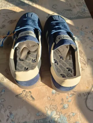 Zapatillas Adidas Handball Spezial Azul Beige