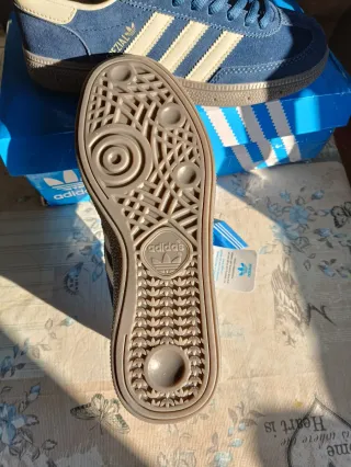 Zapatillas Adidas Handball Spezial Azul Beige