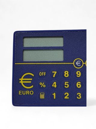 Mini Calculadora Cartão EURO Slim