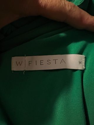 Vestido de fiesta verde largo