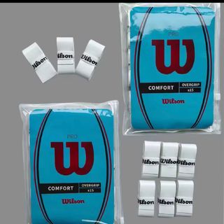 30 Overgrips Wilson Tenis/Pádel blancas