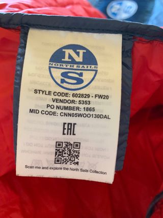 Giubbotto North Sails Blu/Rosso