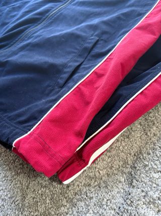 Chaqueta Vintage Retro Streetwear Azul Marino