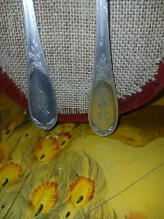 Cubiertos Ercuis de metal plateado