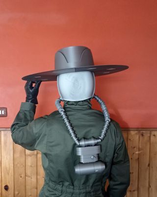 Máscara Cad Bane Star Wars tamaño real kit