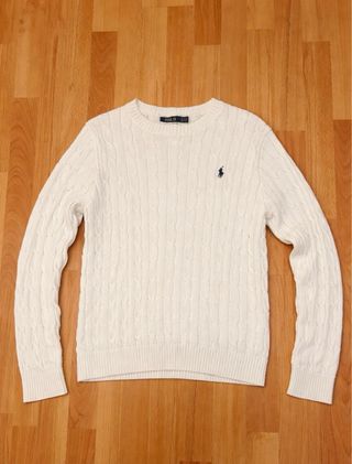 Jersey Polo Ralph Lauren Blanco Talla M