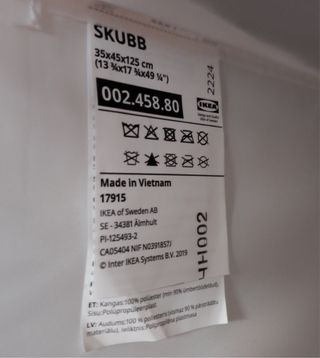 Organizador de armario colgante