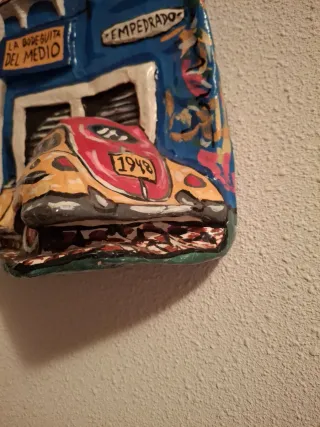 Marco 3D Coche y Bodeguita