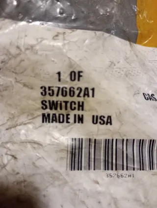 Interruptor ventilador tractor