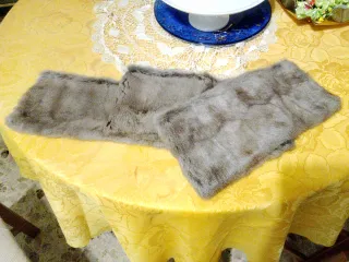 Sciarpa in pelliccia naturale " nuova "