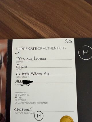 Reloj Maurice Lacroix Eliros