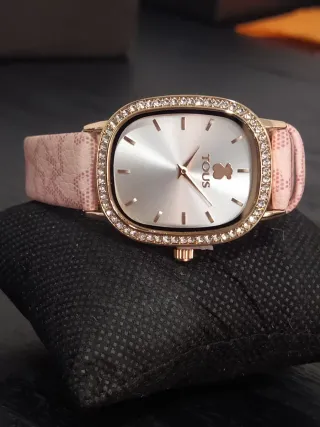 Reloj Tous Dorado y Rosa con Circonitas