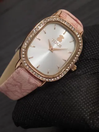 Reloj Tous Dorado y Rosa con Circonitas