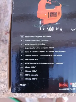 Caladora eléctrica black decker. Sin estrenar