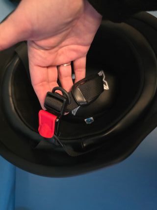 Casco Retro Motocicleta Negro