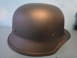 Casco Retro Motocicleta Negro