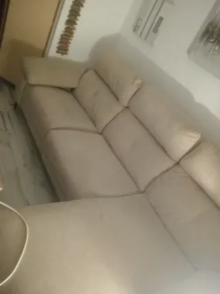 Sofá Chen longue 3 Plazas Beige