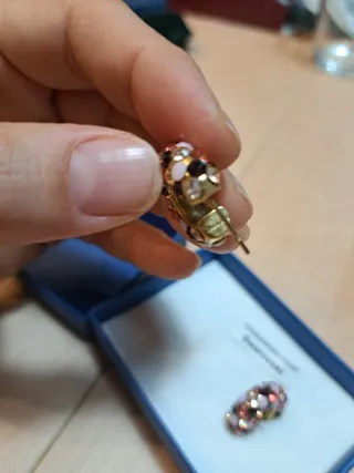 Pendientes Une Ligne con swarovski