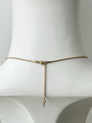 Collana Pizza in acciaio inossidabile 45 cm Nuova