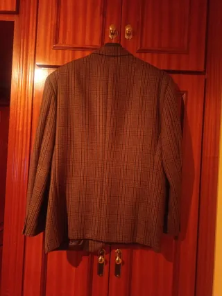 Chaqueta de traje hombre cuadros