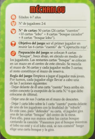 Juego de cartas Djeco Méchanlou
