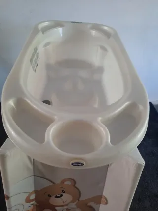 Bañera y cambiador bebé
