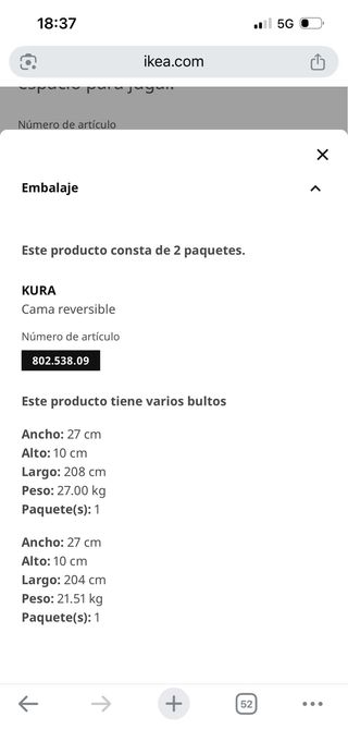 Litera Madera Pino IKEA