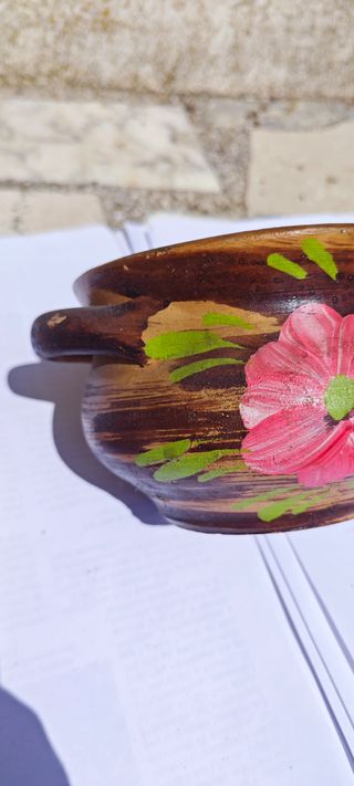 Ciotola in terracotta dipinta a mano Bol terre