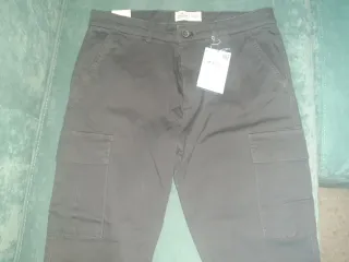 Pantalón cargo Springfield gris Talla 42