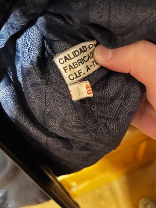 Cazadora Piel Vintage Negra