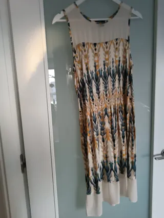 Vestido Multicolor con Estampado Étnico