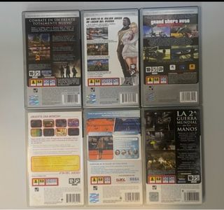 LOTE 6 JUEGOS PSP UMD
