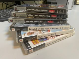 LOTE 6 JUEGOS PSP UMD