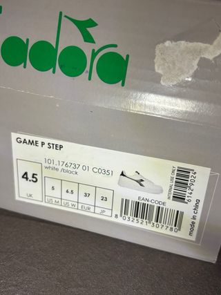 Diadora Donna Scarpe Bianche e Nere