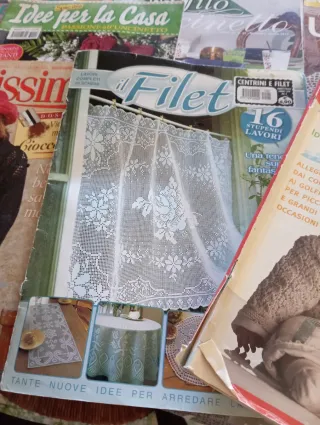 Giornali uncinetto e maglia circa un centinaio