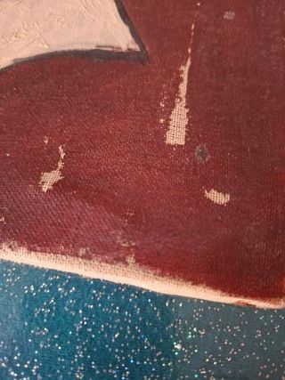 Quadro Conter 1968 Clown Triste