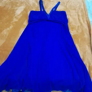 Vestido azul elegante