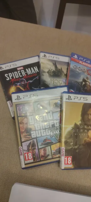 PS5 500GB + 10 Juegos con mando DualShock