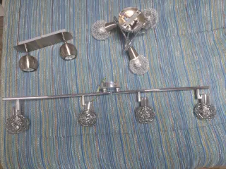 Lote 3 lámparas de techo