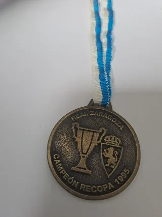 Medalla Real Zaragoza Campeón Recopa 1995