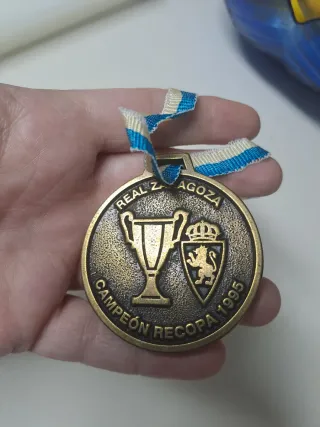 Medalla Real Zaragoza Campeón Recopa 1995