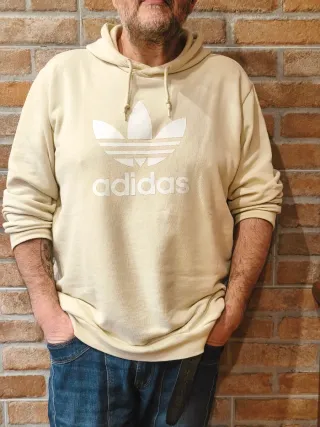 Felpa Adidas Beige Originale