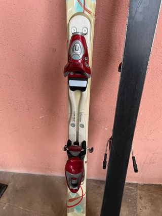 Esquís Rossignol con botas y fundas