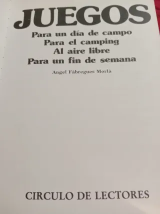 Libro. Juegos