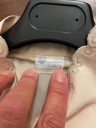 Camicia vintage ricamata