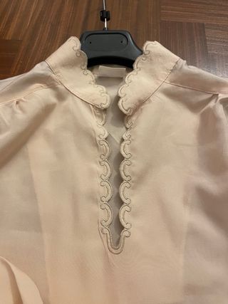 Camicia vintage ricamata