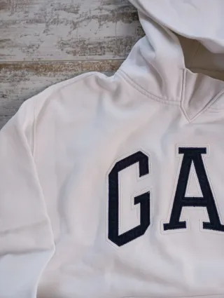 Sudadera Gap Blanca con Logo