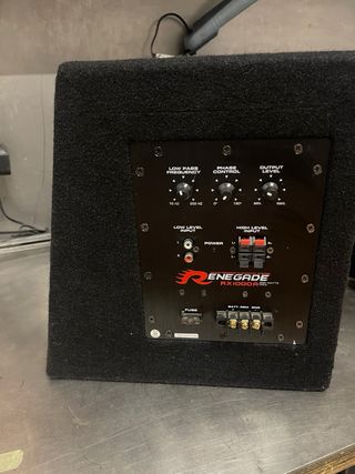 Subwoofer Renegade Coche Activo Negro