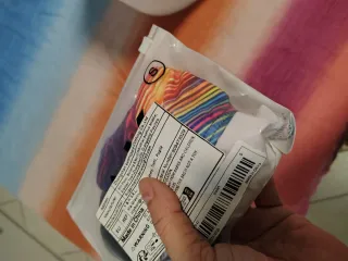 Costume da bagno uomo fantasia righe arcobaleno